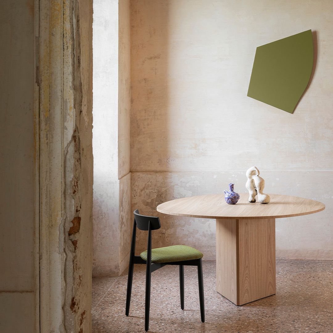 Albio Organic Dining Table w/ Wood Top