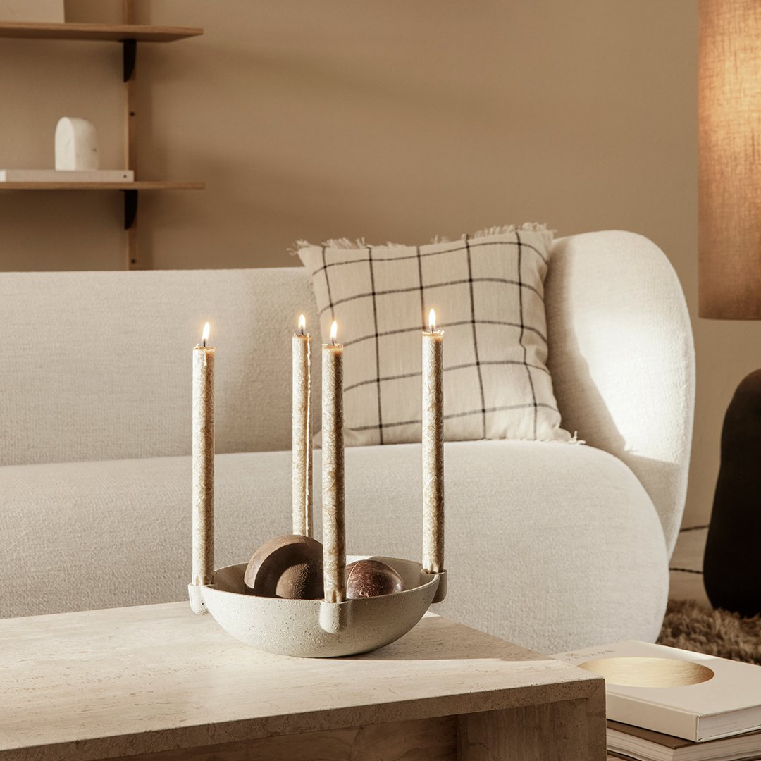 Bowl Candle Holder - Ceramic