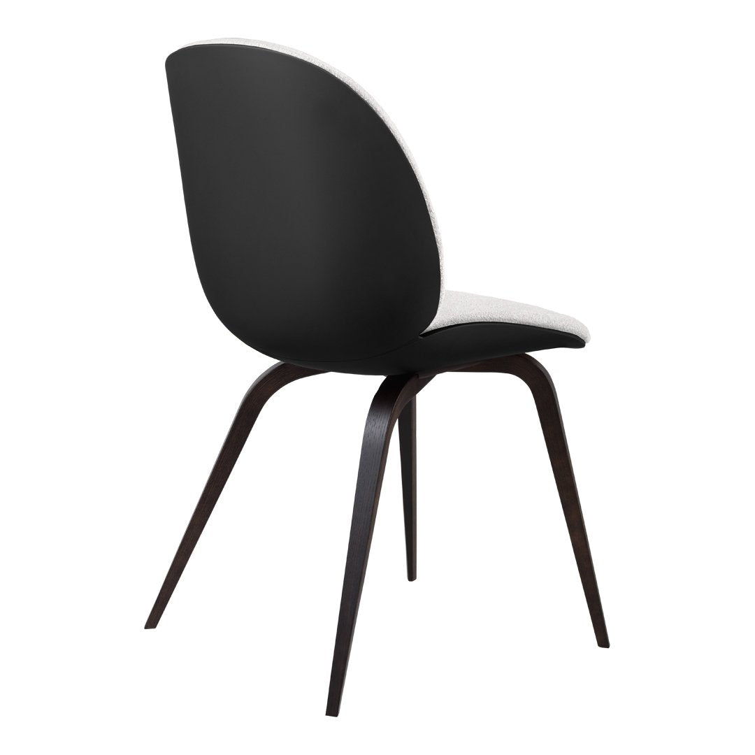 Beetle Dining Chair - Front Upholstered - Smoked Oak Base
