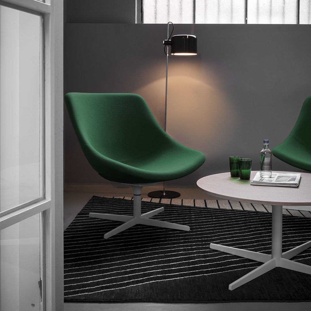 Auki Round Coffee Table - Metal Legs