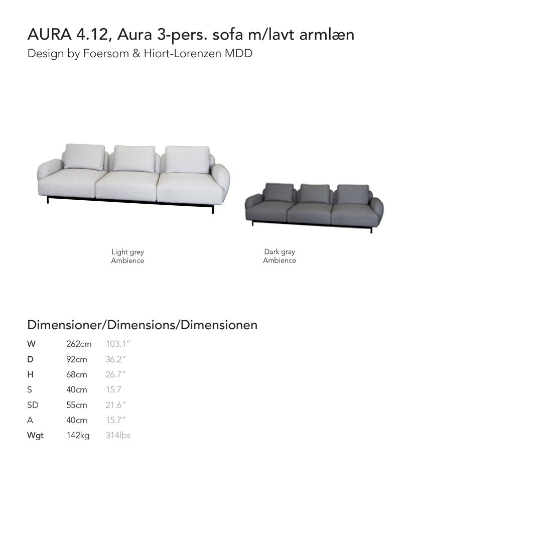 Aura Pre-configured Sofa - Setup 2