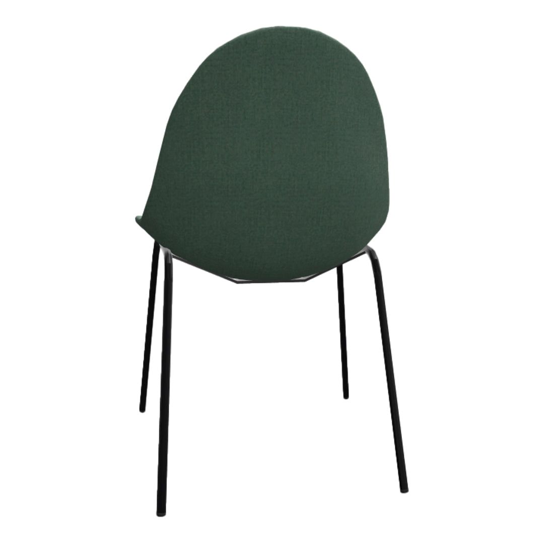 Atticus 08  Side Chair - 4 Leg, Lacquered Metal