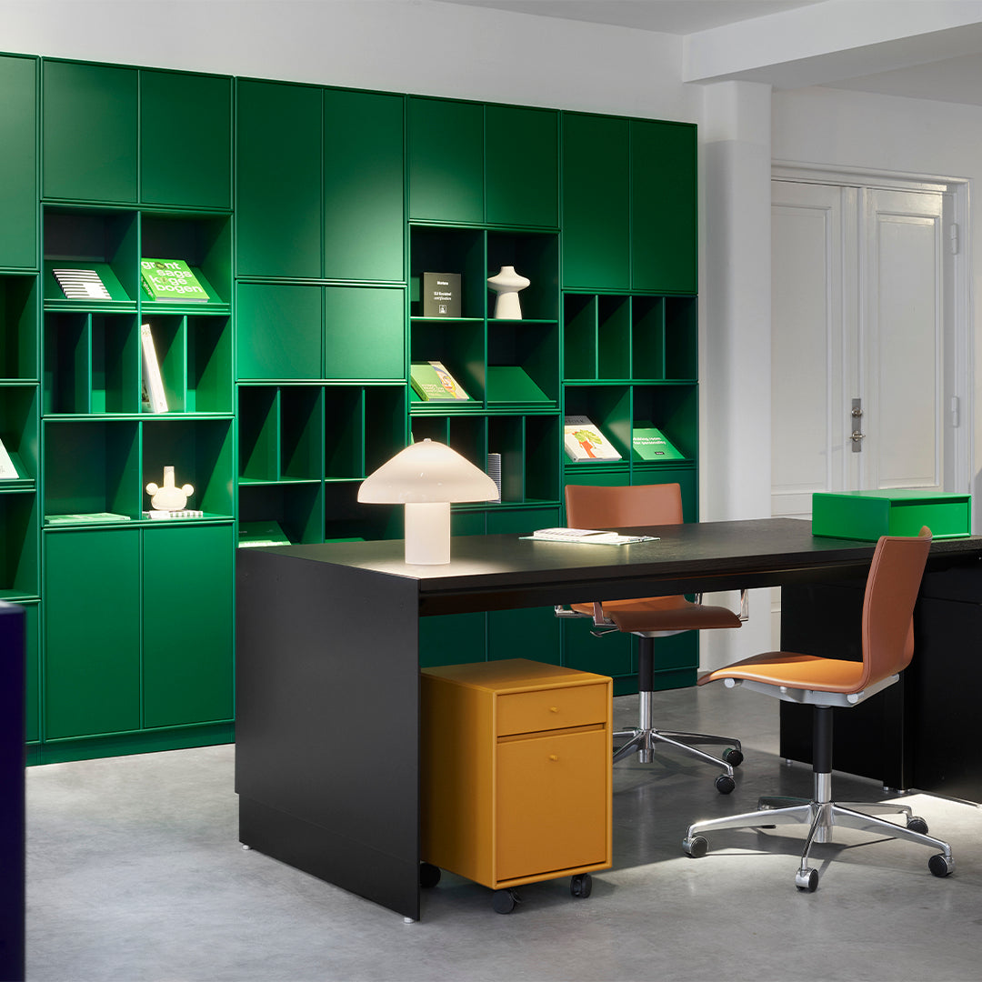 Cabinet 1118 - 2 Lacquered Doors, Plinth Base