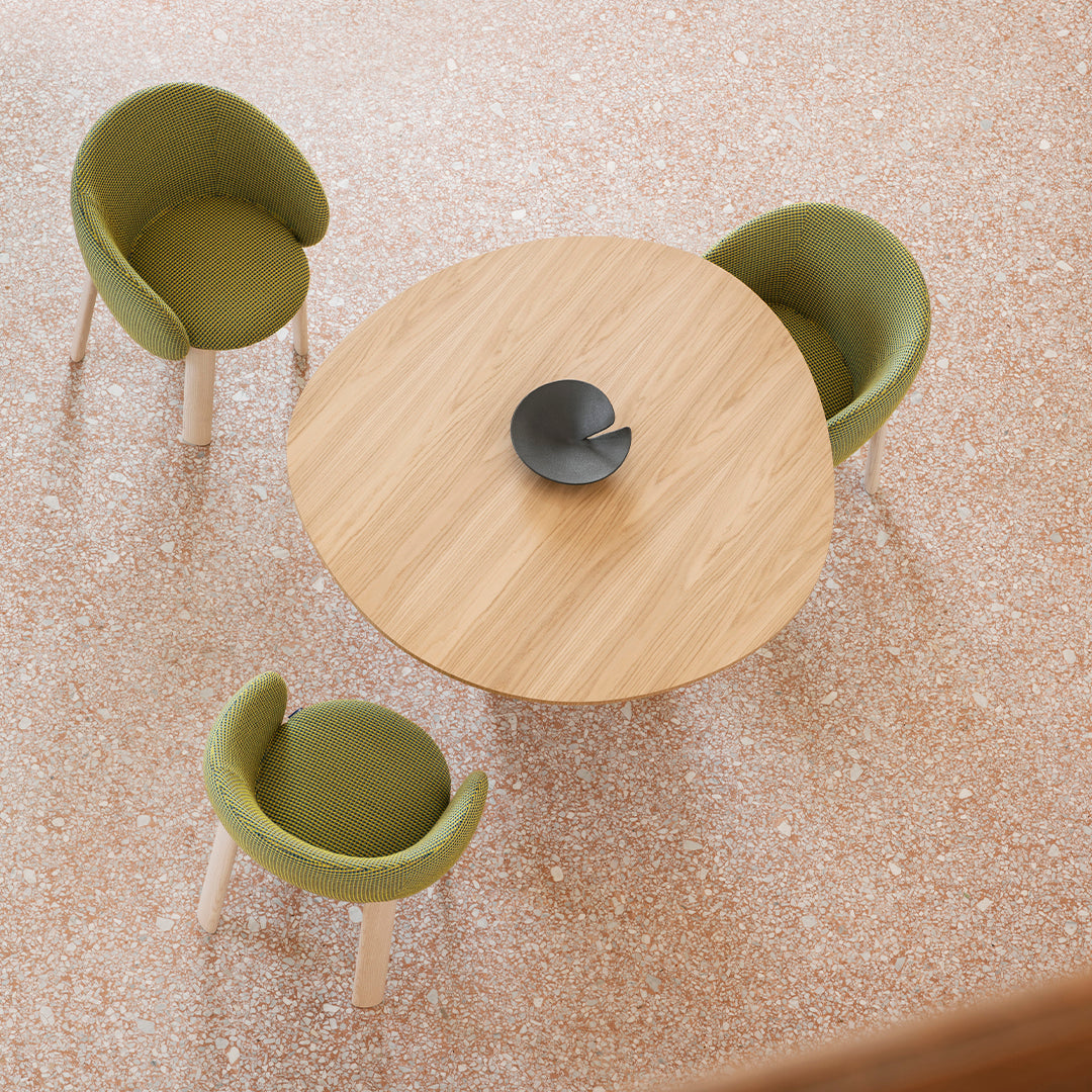 Albio Organic Dining Table w/ Wood Top