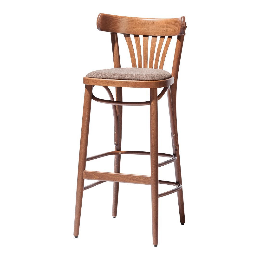 Barstool 56 - Seat Upholstered - Beech Frame