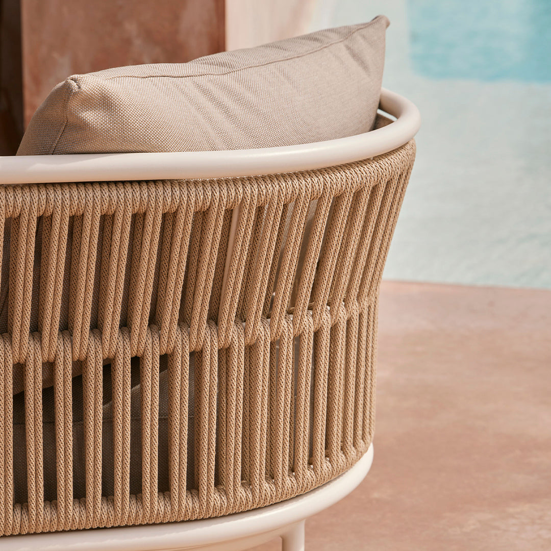 Amba Woven Outdoor 3-Seater Sofa