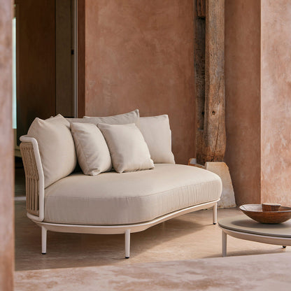Amba Woven Outdoor Open End Sofa