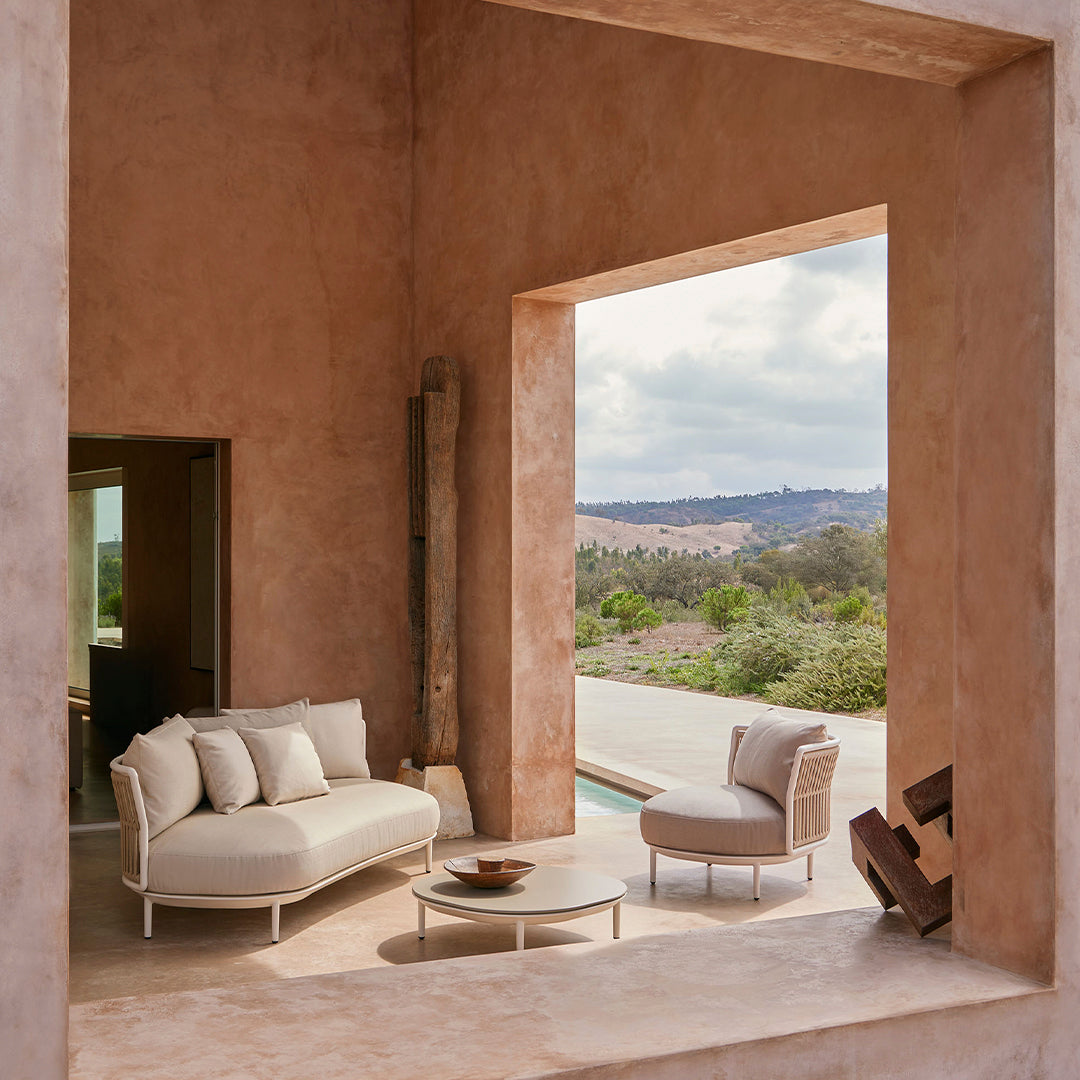 Amba Woven Outdoor Open End Sofa