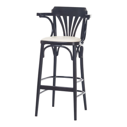 Barstool 135 - Seat Upholstered - Beech Frame
