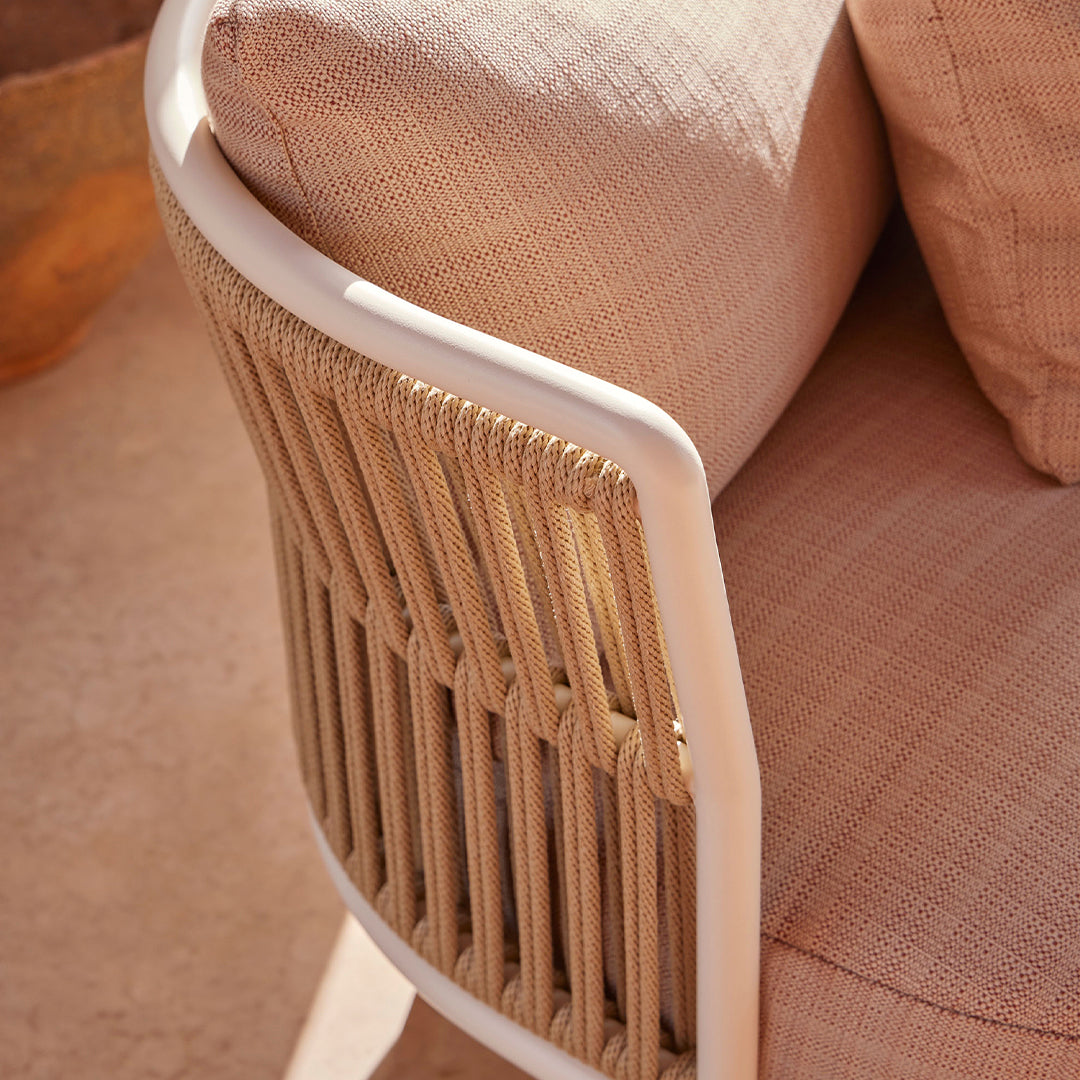 Amba Woven Outdoor - 3-Seater Sofa w/ Armrest