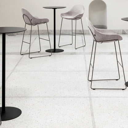 Atticus 09 Counter  Chair - Sled Base