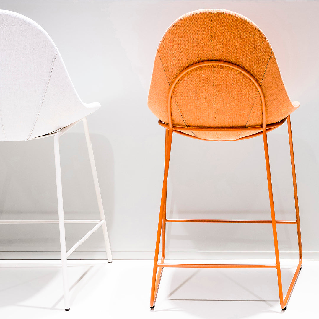 Atticus 09 Counter  Chair - Sled Base