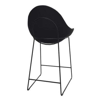 Atticus 09 Counter Chair w/ Arms - Sled Base