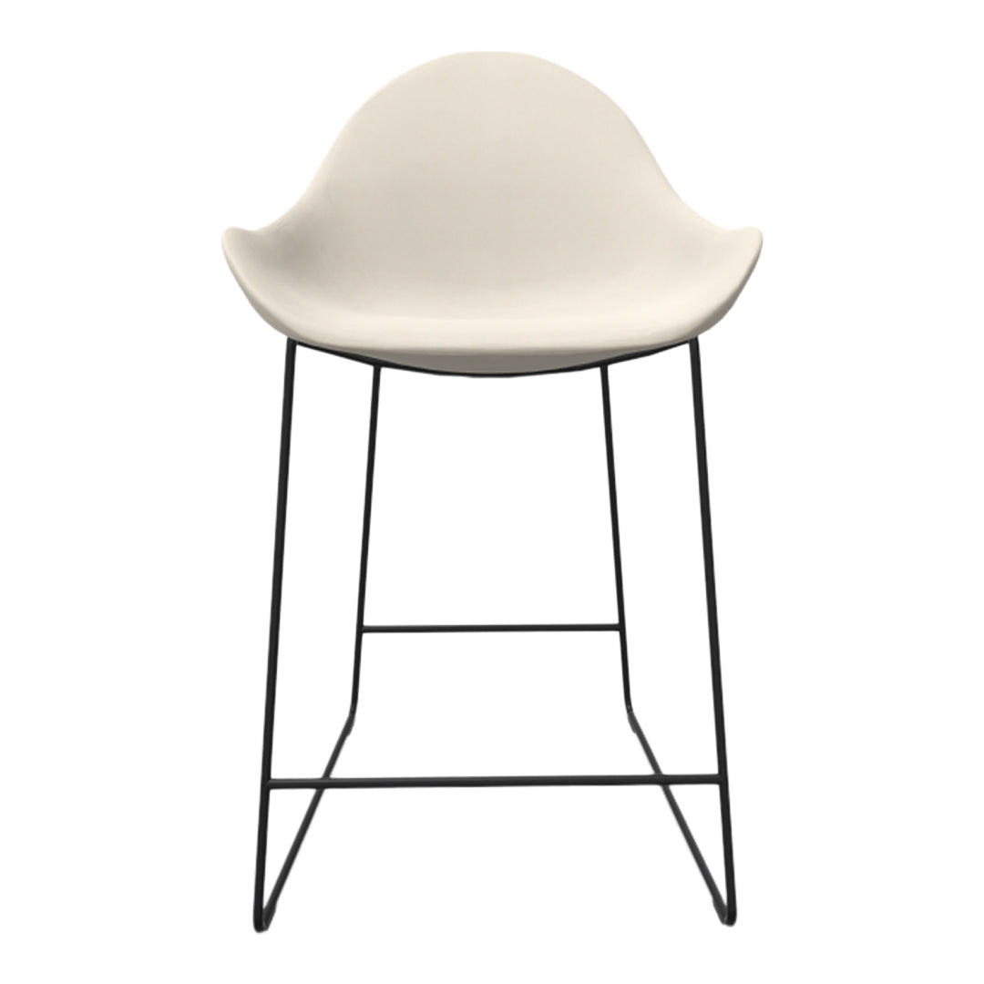Atticus 09 Counter Chair w/ Arms - Sled Base
