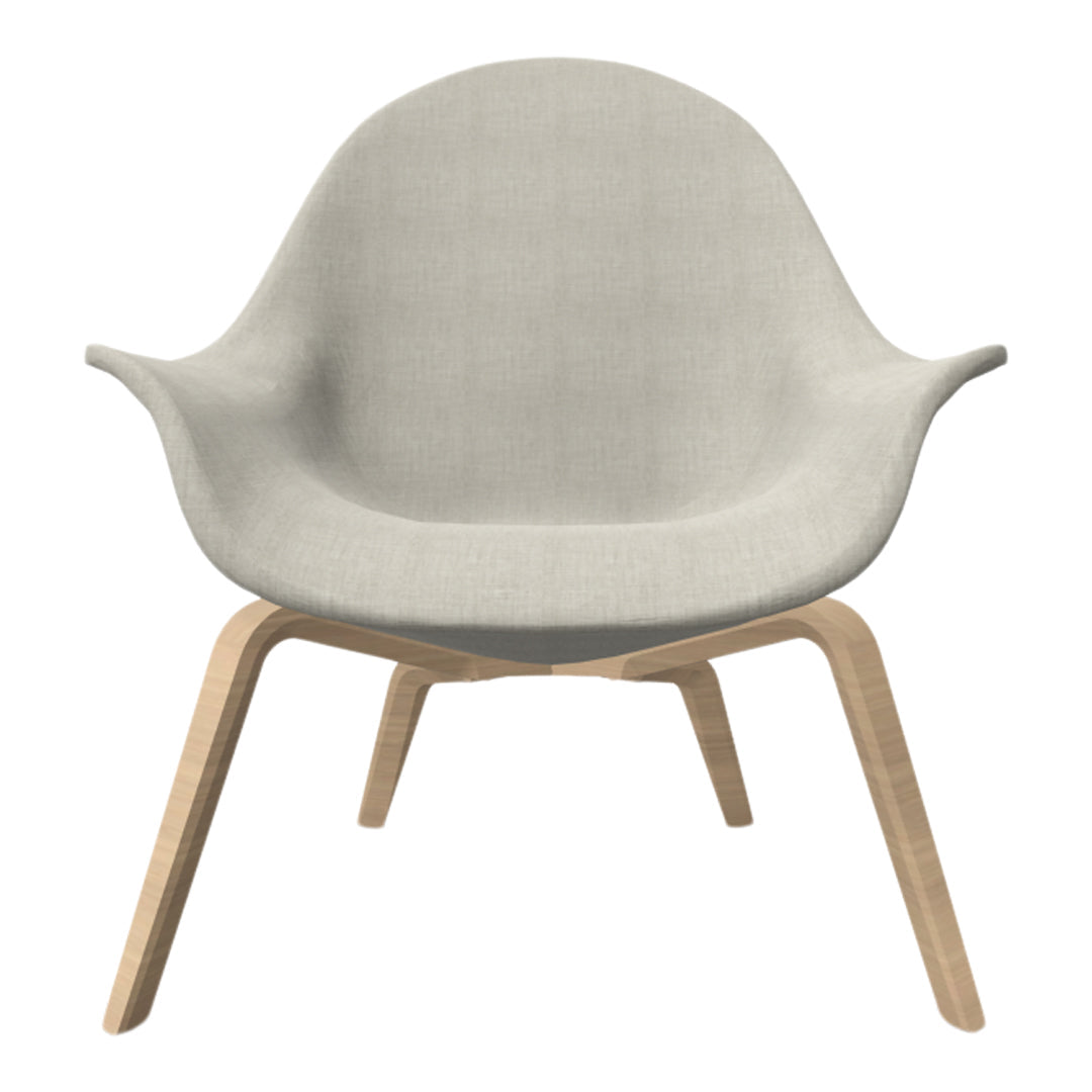 Atticus 08 Lounge Chair  - High - 4 Leg, Wood