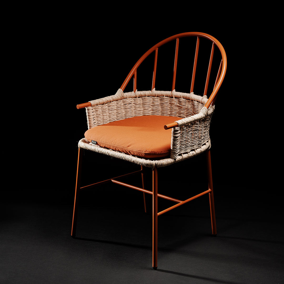 1730 Outdoor Dining Armchair w/ Cushion