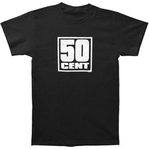 50 Cent Square Logo T-shirt