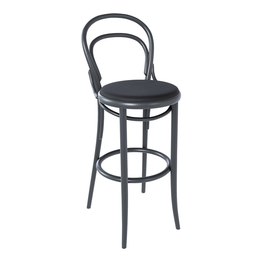 Barstool 14 - Seat Upholstered - Beech Pigment Frame