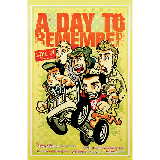 A Day To Remember Import Poster