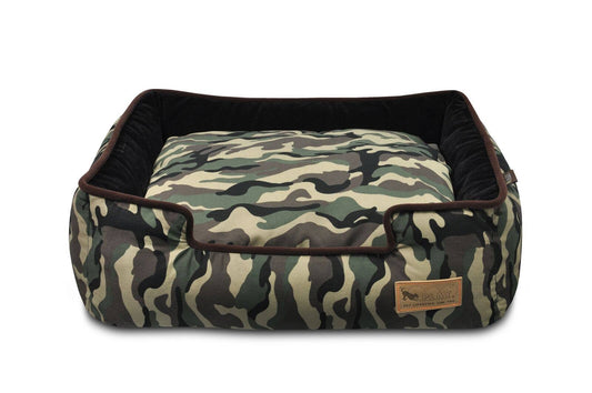 P.L.A.Y. Pet Lifestyle and You - Camouflage Lounge Bed - Green (Medium)