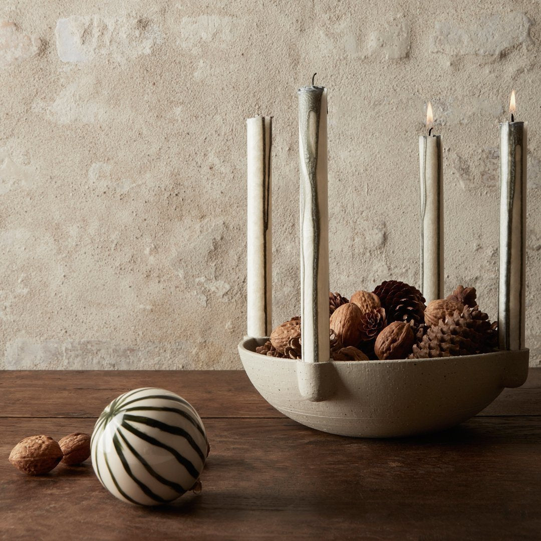 Bowl Candle Holder - Ceramic