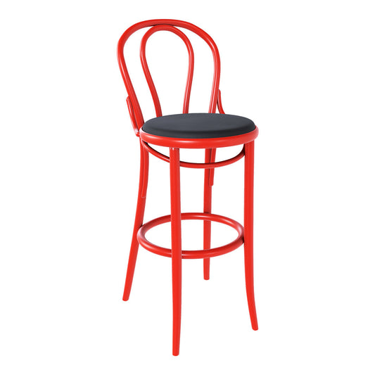 Barstool 18 - Seat Upholstered - Beech Pigment Frame