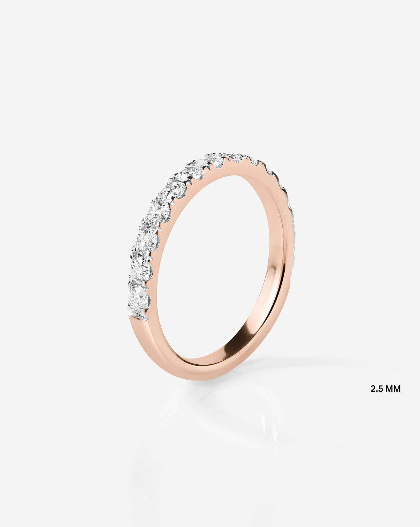 2.5 mm Classic Diamond Ring