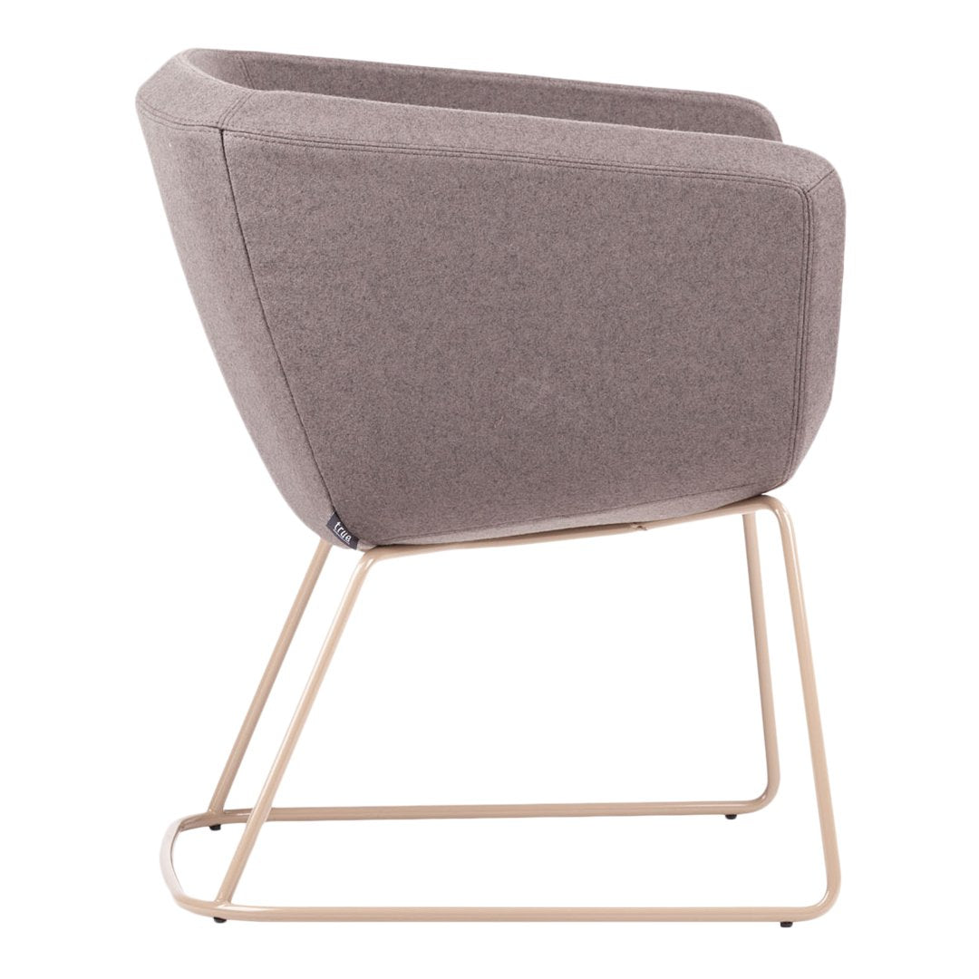 Arca 5095 Small Armchair - Sled Base