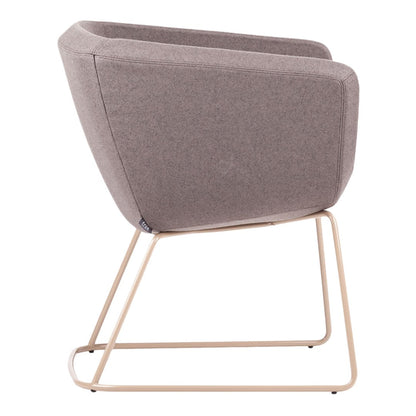 Arca 5095 Small Armchair - Sled Base