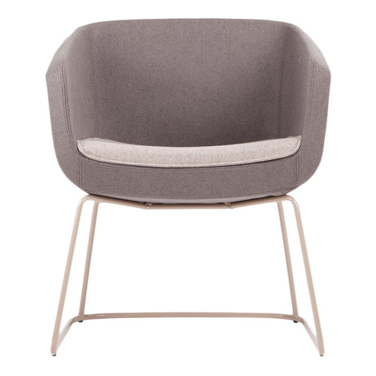 Arca 5095 Small Armchair - Sled Base