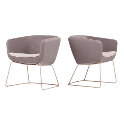Arca 5095 Small Armchair - Sled Base
