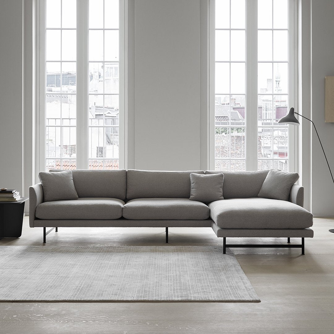 Calmo Sofa 80 - 3-Seater - Chaise - Metal Base