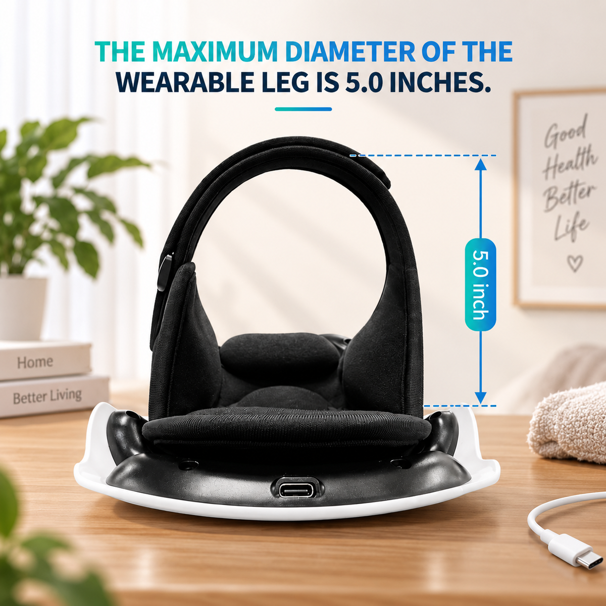 Rechargeable Heated Knee Massager – Portable Comfort & Relaxation
