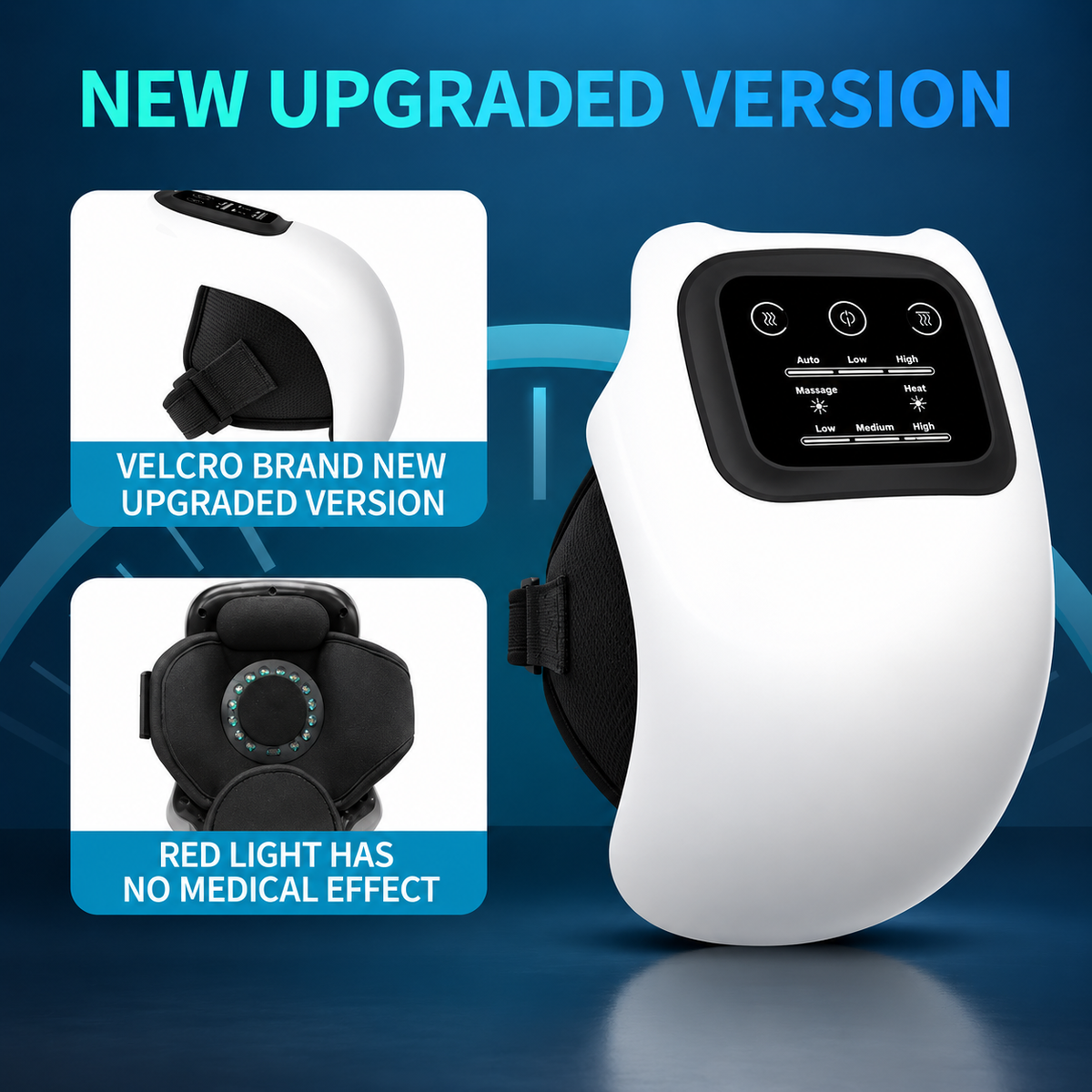Rechargeable Heated Knee Massager – Portable Comfort & Relaxation