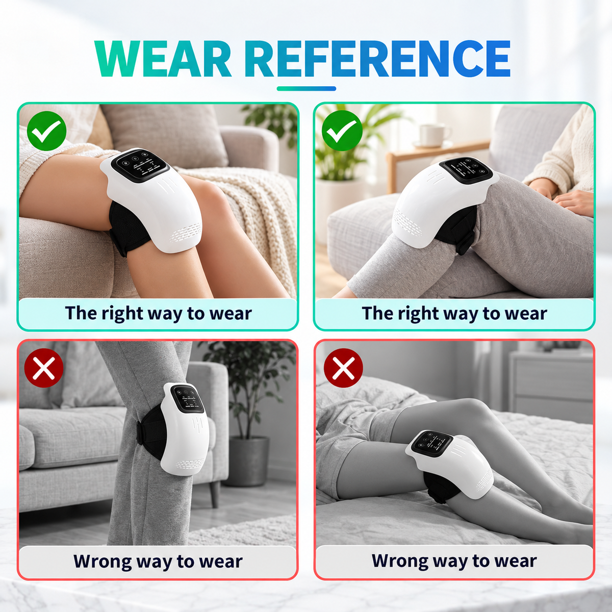 Rechargeable Heated Knee Massager – Portable Comfort & Relaxation