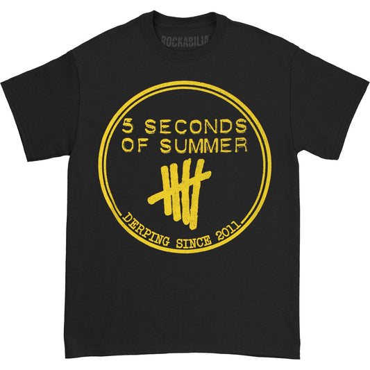 5 Seconds Of Summer Yellow Derping Stamp T-shirt