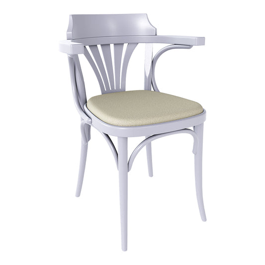 Armchair 25 - Seat Upholstered - Beech Pigment Frame