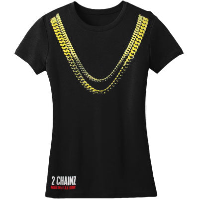 2 Chainz Album Cover V-Neck Junior Baby Doll Junior Top