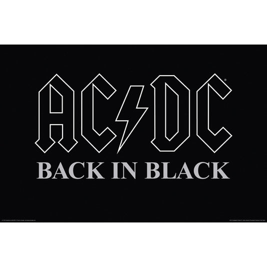 AC/DC Back In Black Domestic Poster