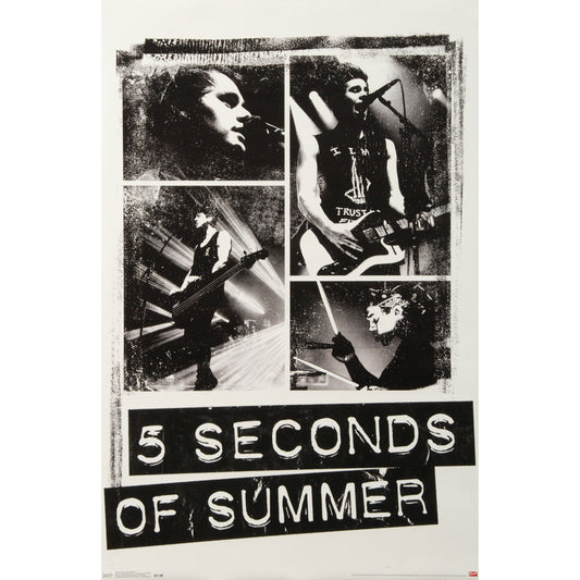 5 Seconds Of Summer Photo Blocks Domestic Poster