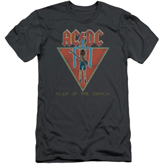 AC/DC Flick Of The Switch Adult Slim Fit Slim Fit T-shirt
