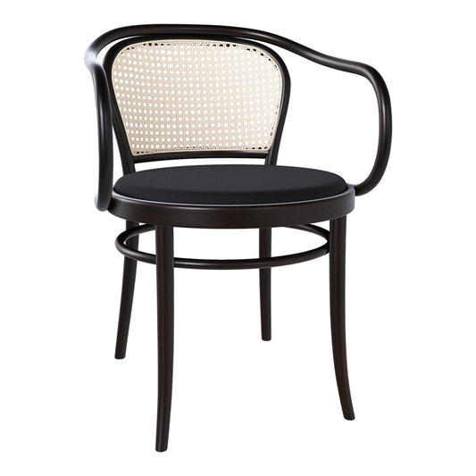 Armchair 33 - Cane Back & Seat Upholstered - Beech Frame
