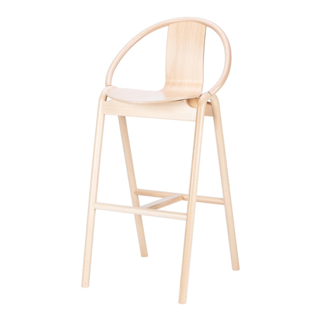 Again Barstool - Beech Frame