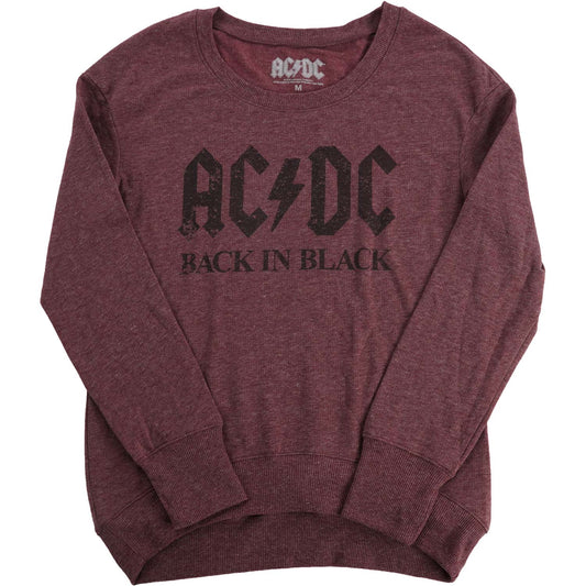AC/DC Back In Black Girls Jr Sweatshirt