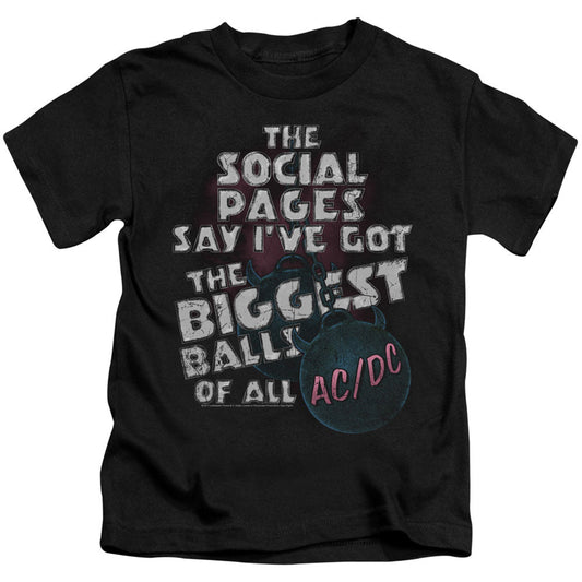AC/DC Big Balls Juvenile Childrens T-shirt
