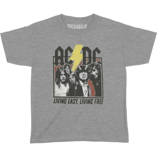 AC/DC Hwy2hell Lyrics Kids Childrens T-shirt