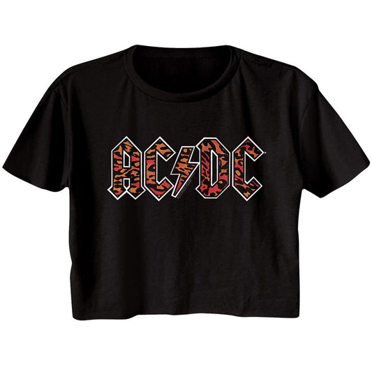 AC/DC Leopard Print Junior Top