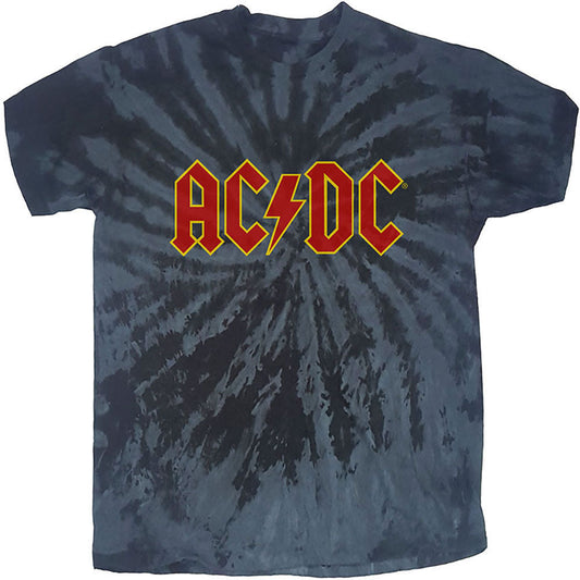 AC/DC Logo (Dip-Dye) Tie Dye T-shirt