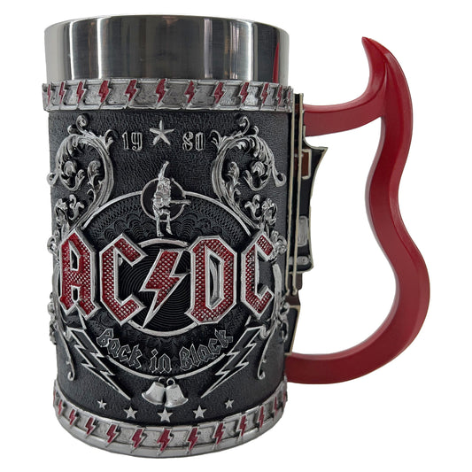 AC/DC Back in Black Tankard 16cm Stein