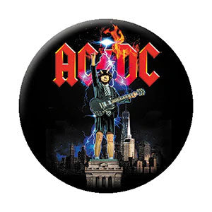 AC/DC Angus On Building Button